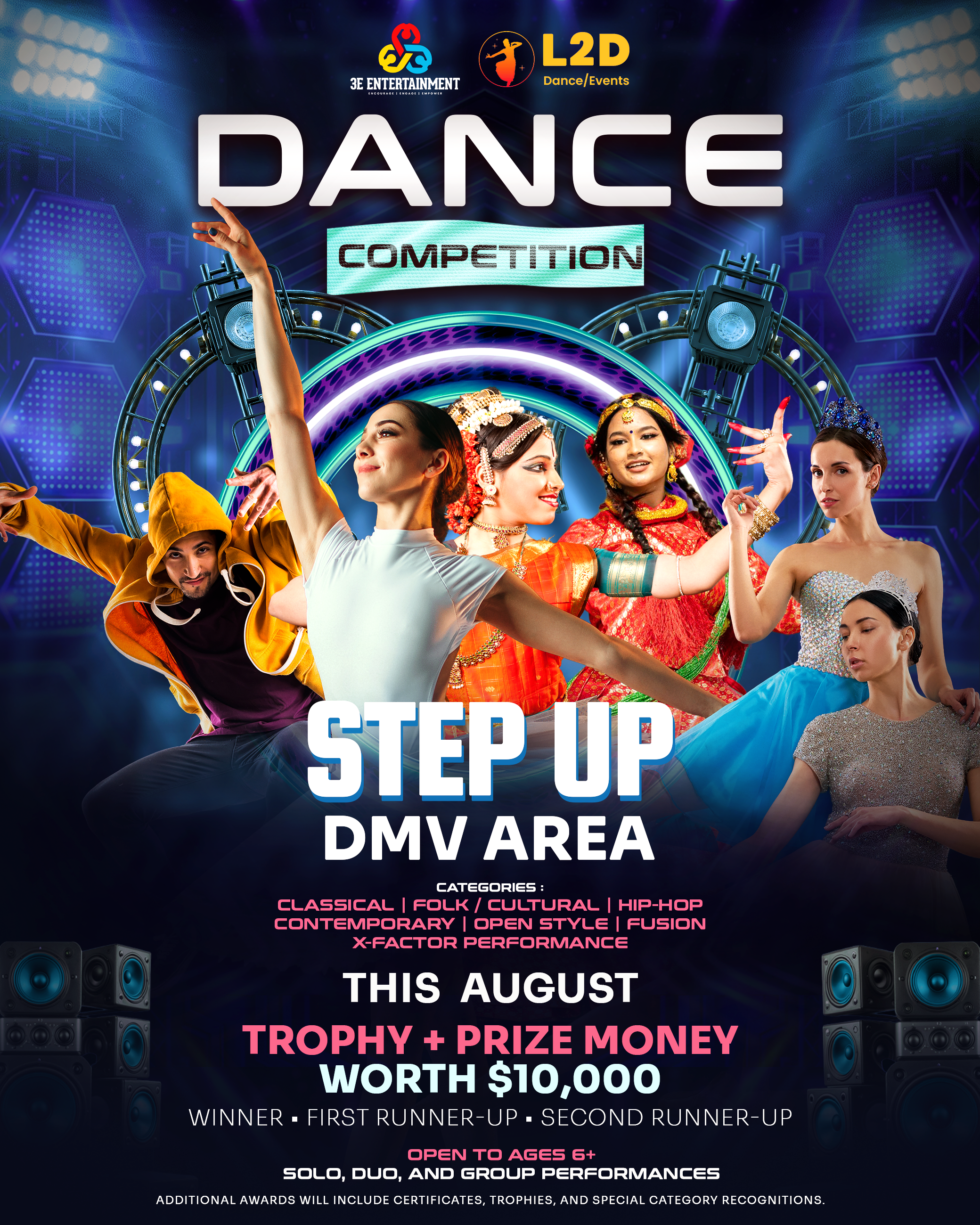 Dance Competition Step Up DMV Area poster
